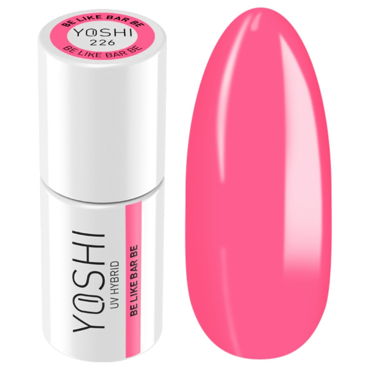 Yoshi, Гибридный лак для ногтей, серия Be Like Bar Be, оттенок №226 - Розовый, 6мл
Yoshi, Гибридный лак для ногтей, серия Be Like Bar Be, оттенок №226 - Розовый, 6мл