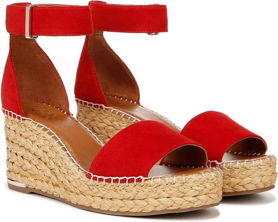 Сандалии Franco Sarto Clemens Raffia Espadrille Wedge Heel, цвет Cherry Red Suede
Сандалии Franco Sarto Clemens Raffia Espadrille Wedge Heel, цвет Cherry Red Suede