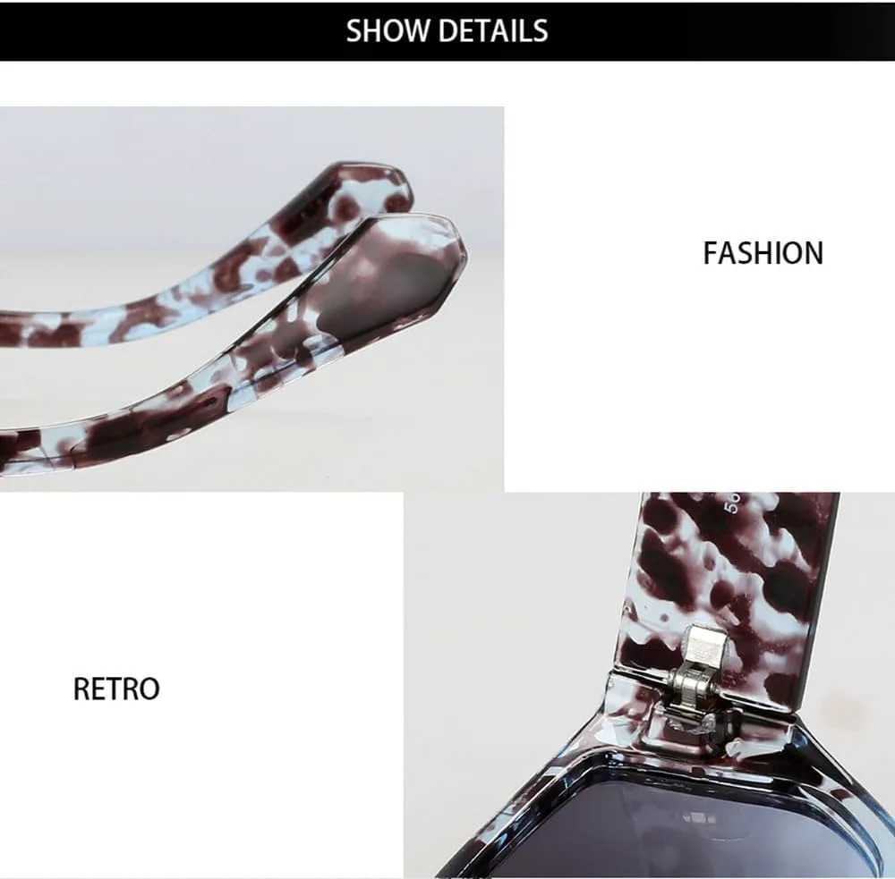 LVTFCO Большие женские солнцезащитные очки с широкими дужками, ретро-стиль, дорожные очки с цветочным принтом, мужские очки с защитой от УФ-излучения UV400, Purple
LVTFCO Большие женские солнцезащитные очки с широкими дужками, ретро-стиль, дорожные очки с цветочным принтом, мужские очки с защитой от УФ-излучения UV400, Purple