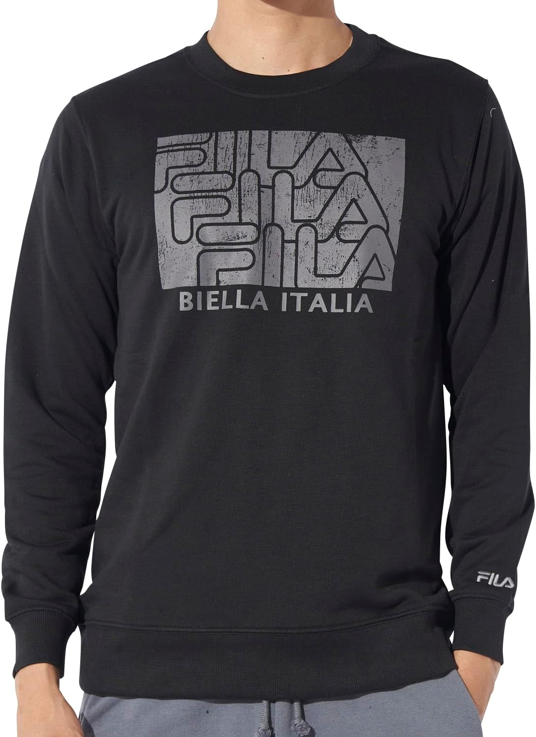 Мужская толстовка FILA с логотипом спереди, черный
Мужская толстовка FILA с логотипом спереди, черный