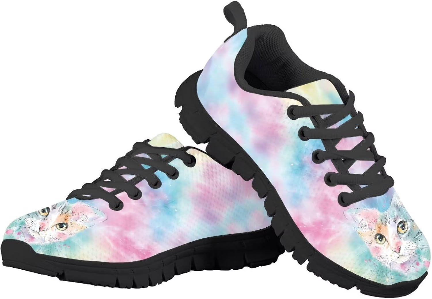 Детские кроссовки с мультяшным рисунком, нескользящие, для мальчиков и девочек, дышащие, сетчатые, модные спортивные кроссовки для малышей, размеры 11-13/детей постарше, размеры 1-5 Quxjehoe, Tie-dye Cat
Детские кроссовки с мультяшным рисунком, нескользящие, для мальчиков и девочек, дышащие, сетчатые, модные спортивные кроссовки для малышей, размеры 11-13/детей постарше, размеры 1-5 Quxjehoe, Tie-dye Cat