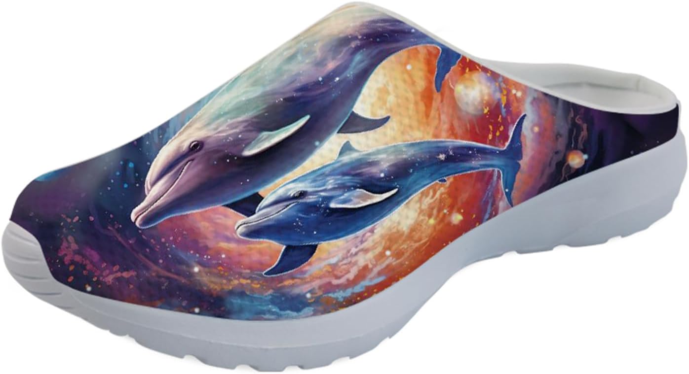 Forchrinse Hawaiian Palm Tree Watercolor Sky Beach Женские слипоны-мюли Мужские прогулочные кроссовки Садовые сабо Домашние туфли Легкие, Galaxy Nebula Dolphin
Forchrinse Hawaiian Palm Tree Watercolor Sky Beach Женские слипоны-мюли Мужские прогулочные кроссовки Садовые сабо Домашние туфли Легкие, Galaxy Nebula Dolphin
