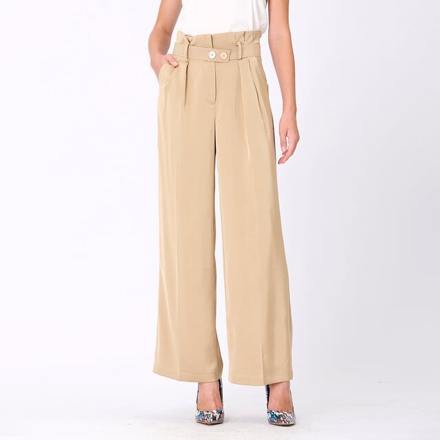 Прямые брюки со складками Smart And Joy, бежевый
Прямые брюки со складками Smart And Joy, бежевый