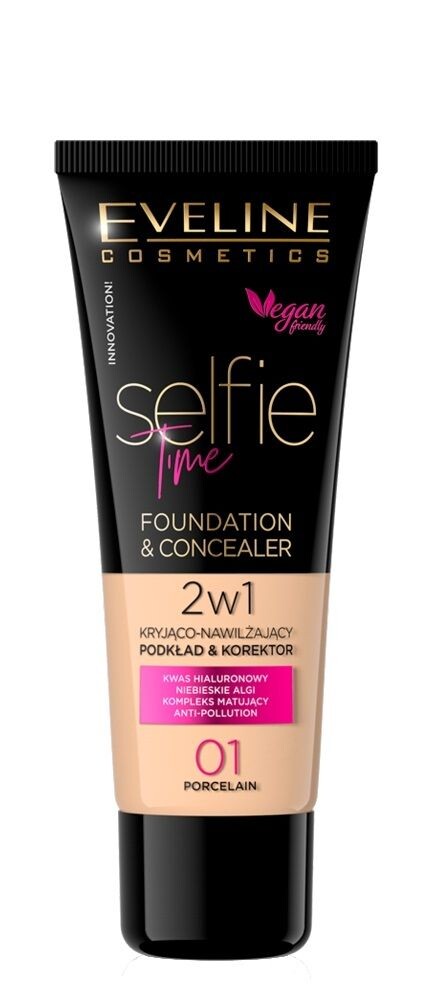 Eveline Selfie Time 2w1 Праймер для лица, 01 Porcelain
Eveline Selfie Time 2w1 Праймер для лица, 01 Porcelain