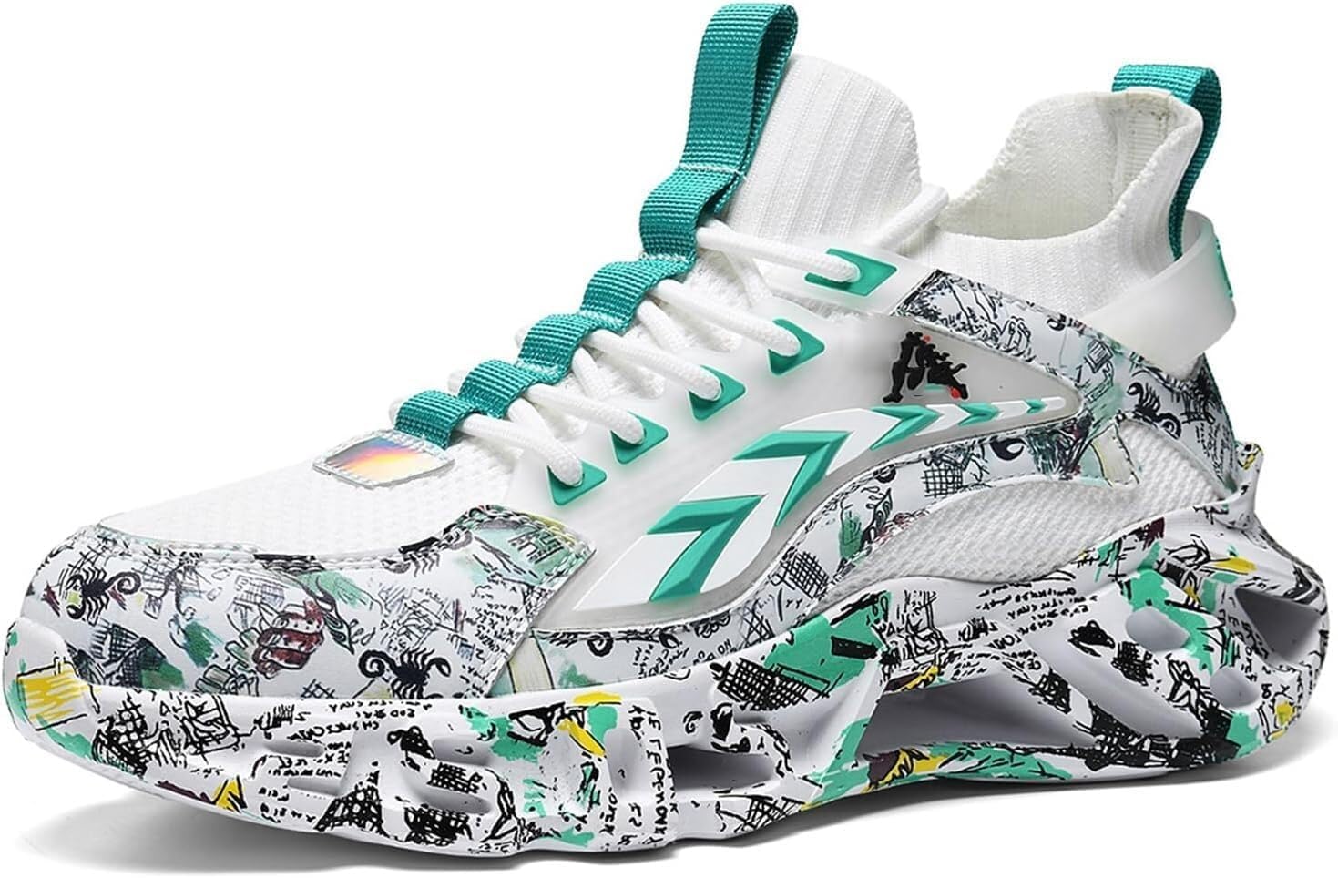 Мужские легкие износостойкие амортизирующие баскетбольные кроссовки для захвата, повседневные спортивные и прогулочные обувь Solastride, зеленый
Мужские легкие износостойкие амортизирующие баскетбольные кроссовки для захвата, повседневные спортивные и прогулочные обувь Solastride, зеленый