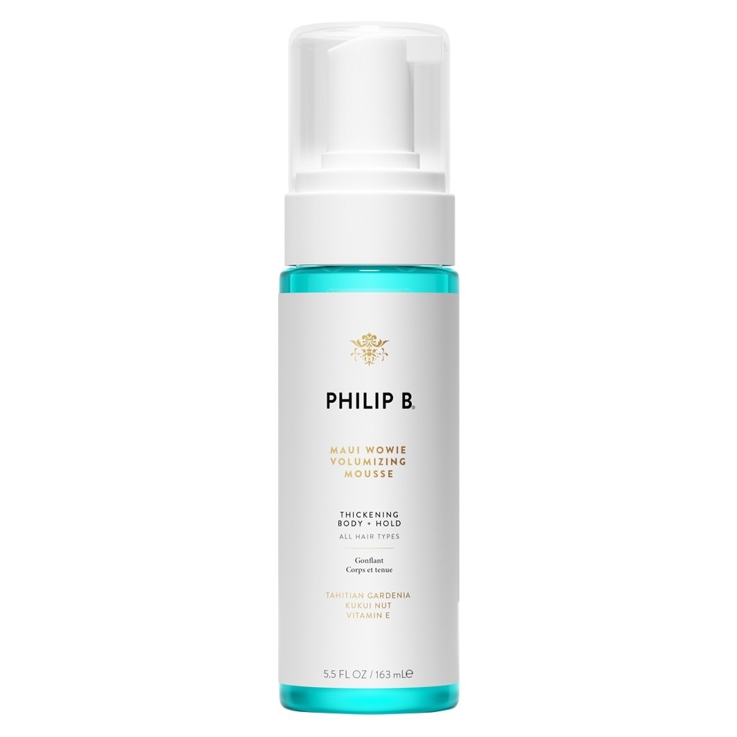 Мусс для волос maui wowie volumizing mousse Philip B, объем 163 мл
Мусс для волос maui wowie volumizing mousse Philip B, объем 163 мл