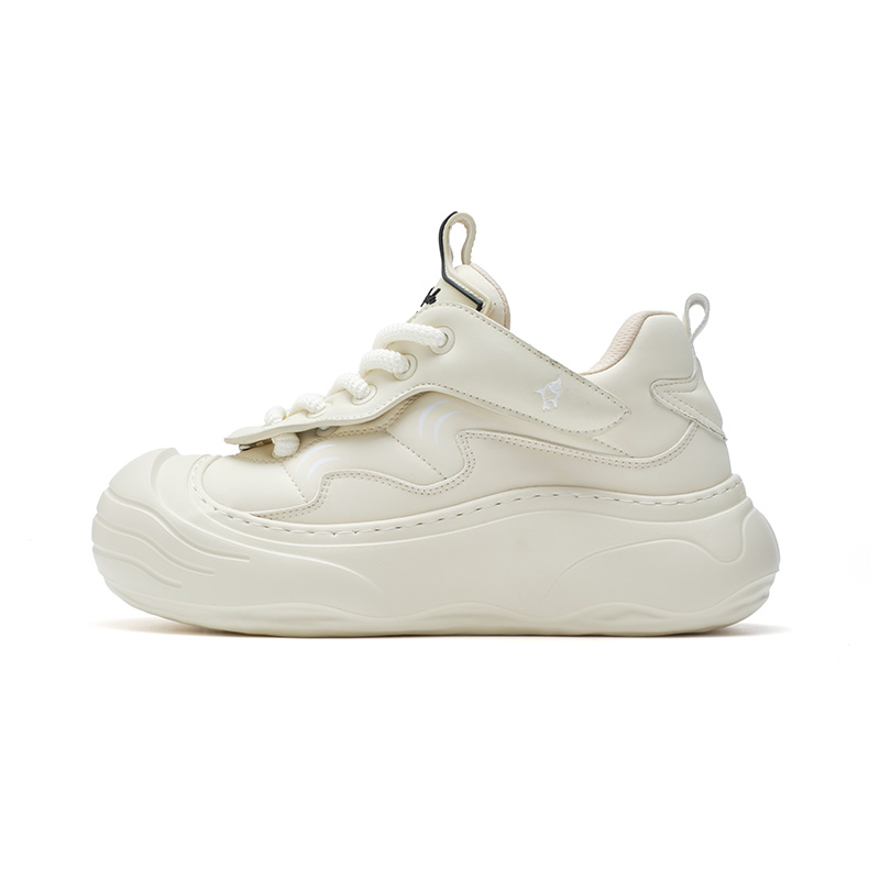 Maxfun series нескользящие и износостойкие скейтерские кроссовки с увеличенной высотой unisex FAIRWHALE, светло-белый (Women's)
Maxfun series нескользящие и износостойкие скейтерские кроссовки с увеличенной высотой unisex FAIRWHALE, светло-белый (Women's)