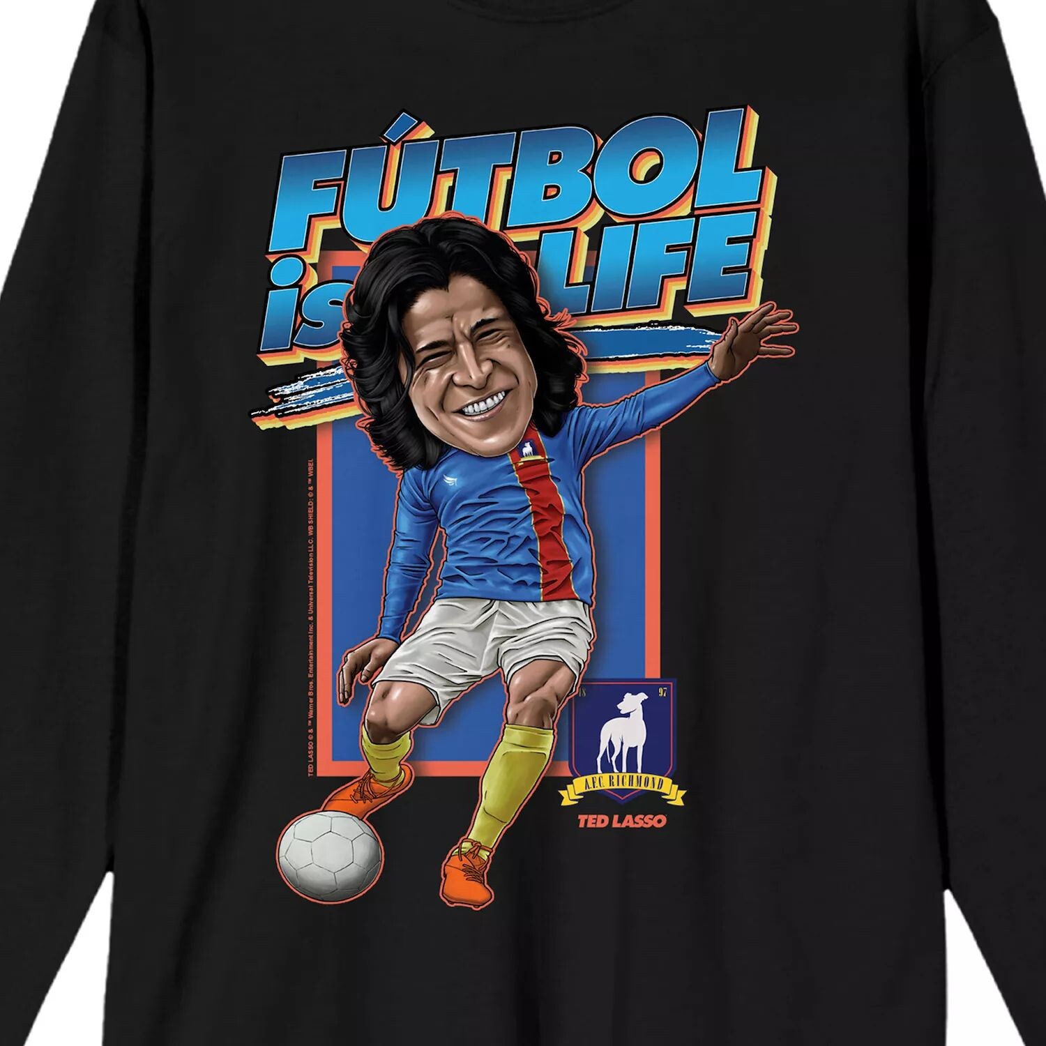 Мужчины Тед Лассо Дани Рохас "Футбол - это жизнь!" Футболка с графическим рисунком Licensed Character
Мужчины Тед Лассо Дани Рохас "Футбол - это жизнь!" Футболка с графическим рисунком Licensed Character