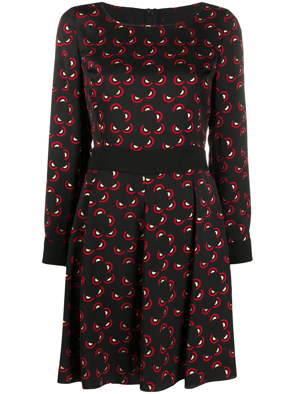 Короткое платье с геометричным принтом EMPORIO ARMANI, черный
Короткое платье с геометричным принтом EMPORIO ARMANI, черный