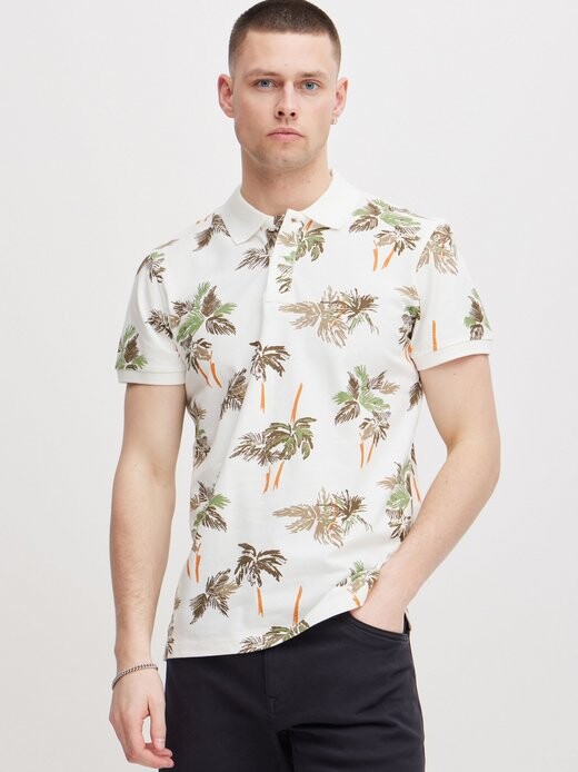 Рубашка-Поло bhpolo Blend, белый 
Рубашка-Поло bhpolo Blend, белый