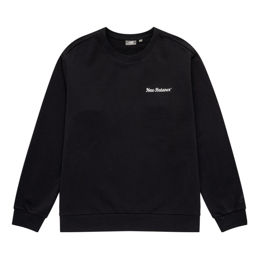 Свитер New Balance Sport Sweatshirt 'Black White', черный 
Свитер New Balance Sport Sweatshirt 'Black White', черный