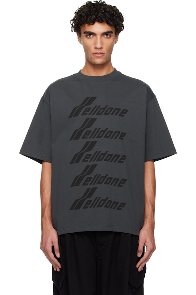 We11Done Серая футболка с логотипом 'we11done' спереди
We11Done Серая футболка с логотипом 'we11done' спереди