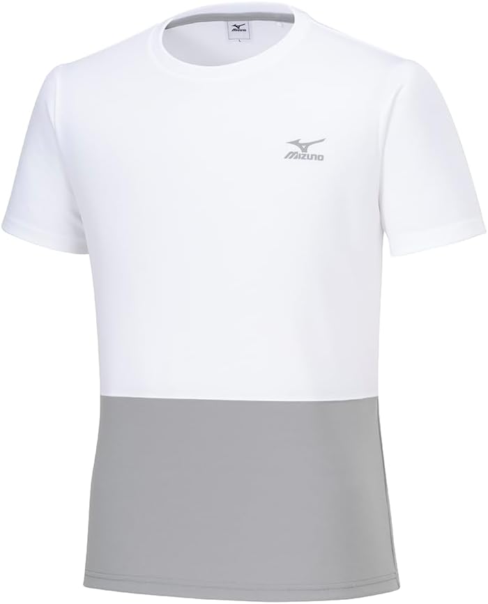 Мужская футболка с коротким рукавом MIZUNO Pure Hyper Training, спортивная, влагоотводящая, быстросохнущая, антибактериальная, от запахов, пятноотталкивающая, UPF15, K2JAB112, белый/серый
Мужская футболка с коротким рукавом MIZUNO Pure Hyper Training, спортивная, влагоотводящая, быстросохнущая, антибактериальная, от запахов, пятноотталкивающая, UPF15, K2JAB112, белый/серый