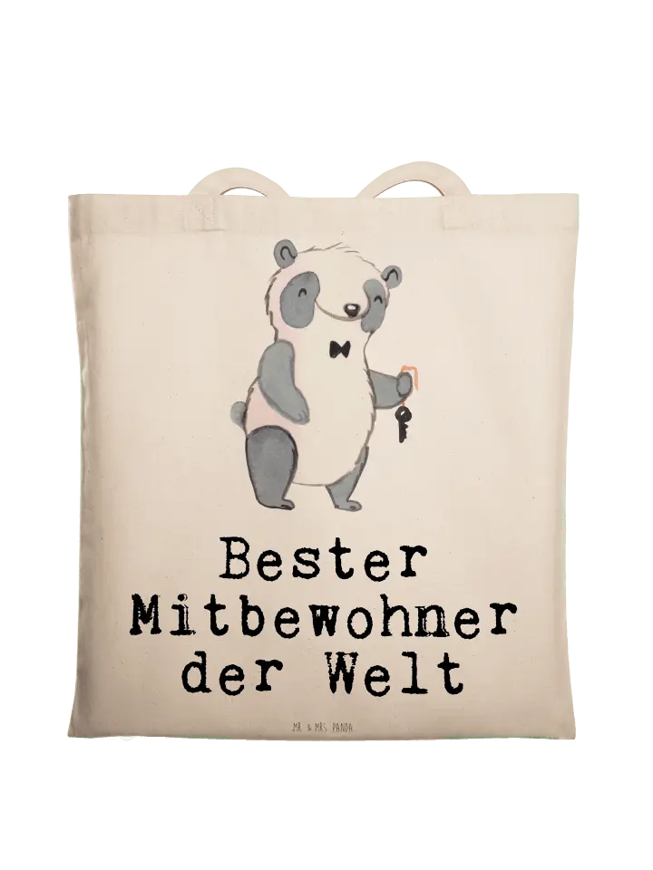 Сумка для переноски Mr & Mrs Panda Panda Bester Mitbewohner der Welt m, кремовый
Сумка для переноски Mr & Mrs Panda Panda Bester Mitbewohner der Welt m, кремовый