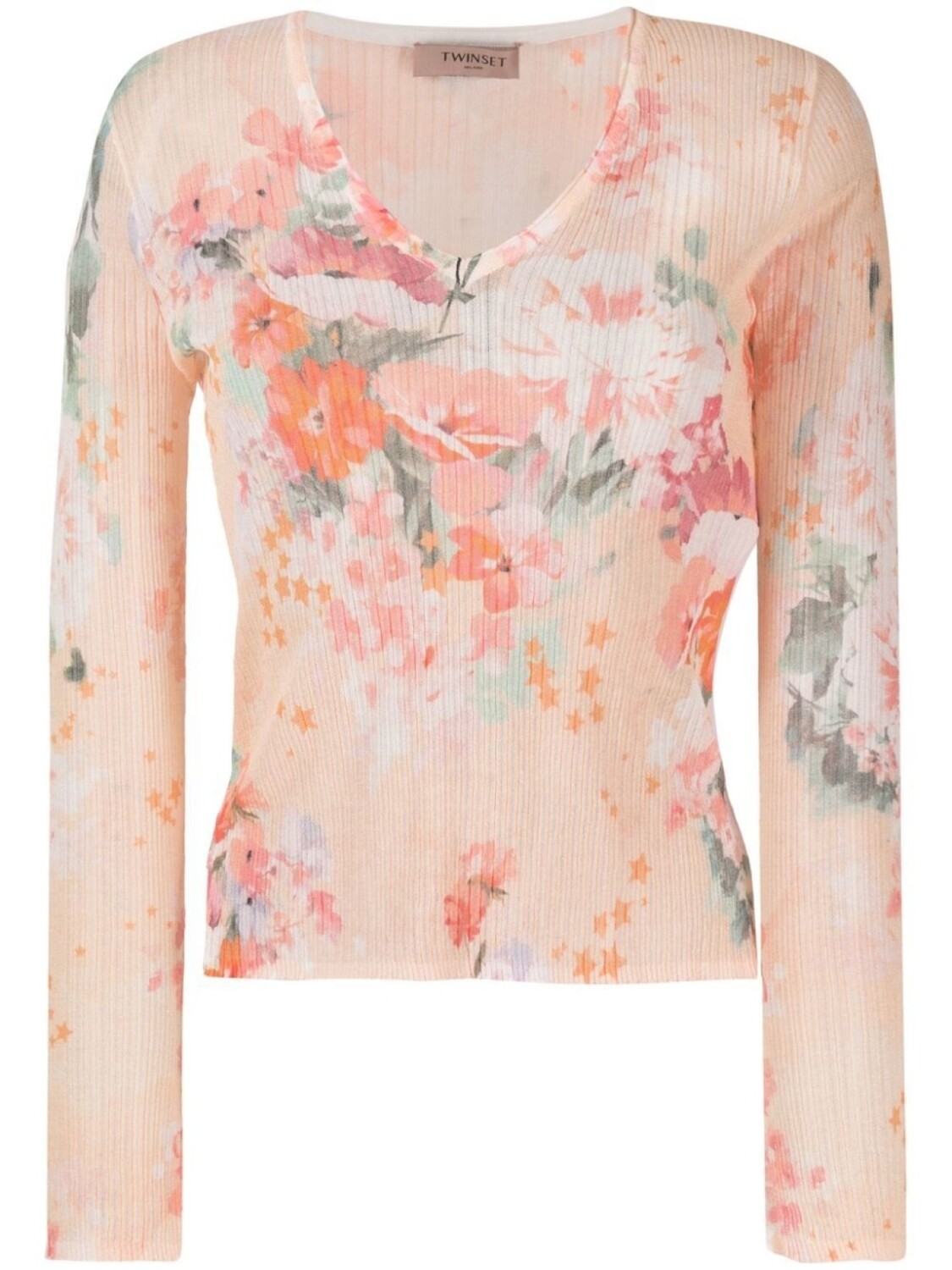 Блузка в рубчик TWINSET, оранжевый
Блузка в рубчик TWINSET, оранжевый