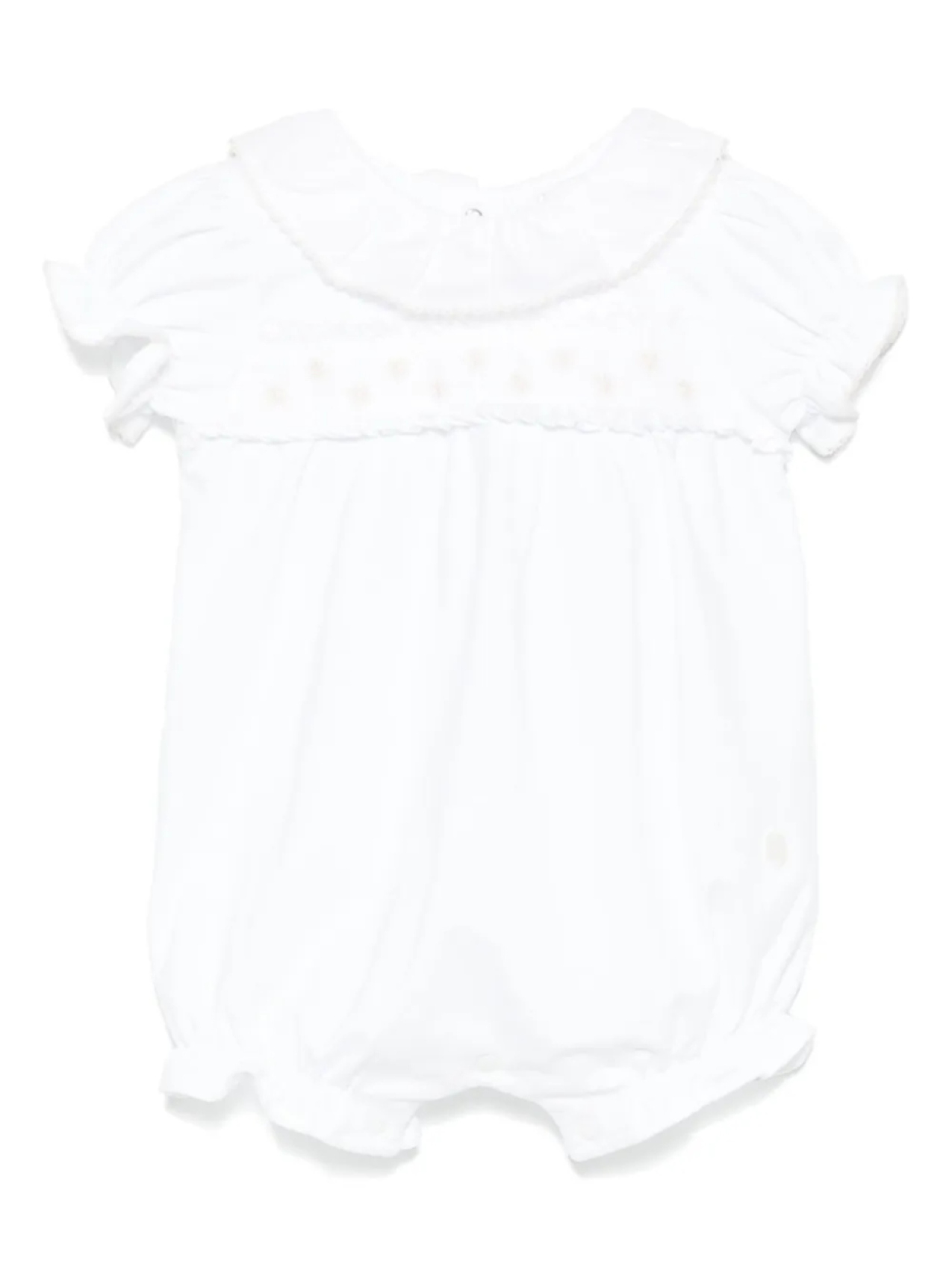 Ромпер с оборками Patachou, белый
Ромпер с оборками Patachou, белый