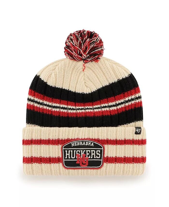 Мужская натуральная вязаная шапка Nebraska Huskers Hone Patch с манжетами и помпоном '47 Brand
Мужская натуральная вязаная шапка Nebraska Huskers Hone Patch с манжетами и помпоном '47 Brand