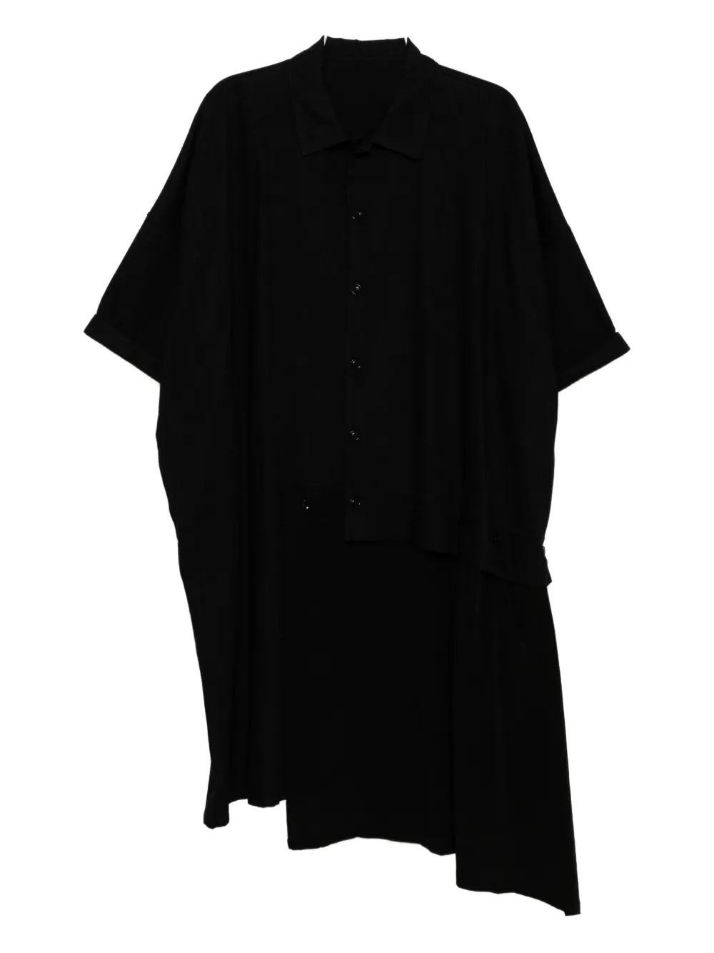 Длинное платье из крепдешина Y's, черный 
Длинное платье из крепдешина Y's, черный