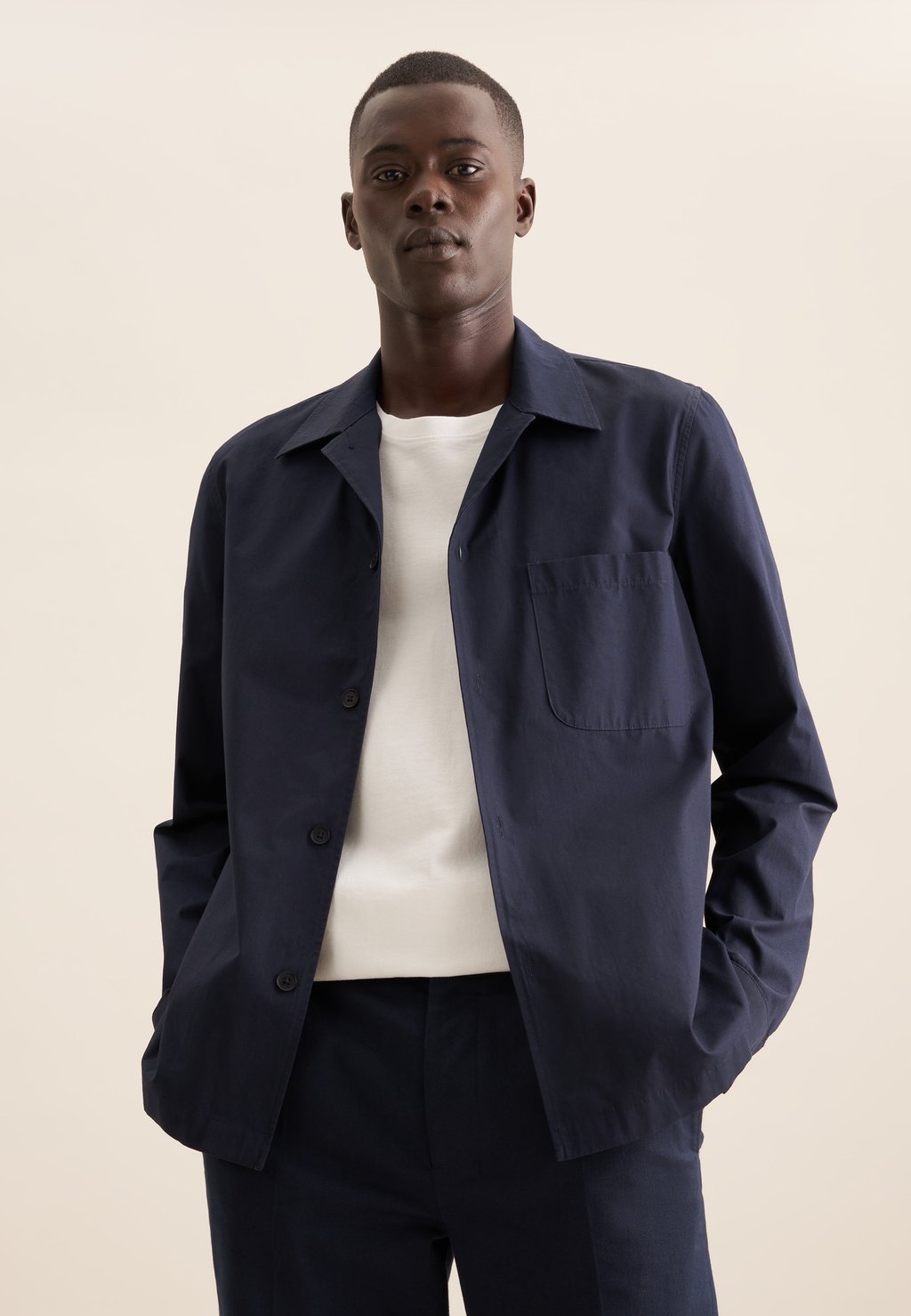 Рубашка Seidensticker, темно-синий 
Рубашка Seidensticker, темно-синий