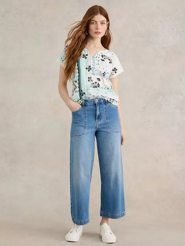 Футболка White Stuff Nelly Notch Neck, цвет white/multi
Футболка White Stuff Nelly Notch Neck, цвет white/multi