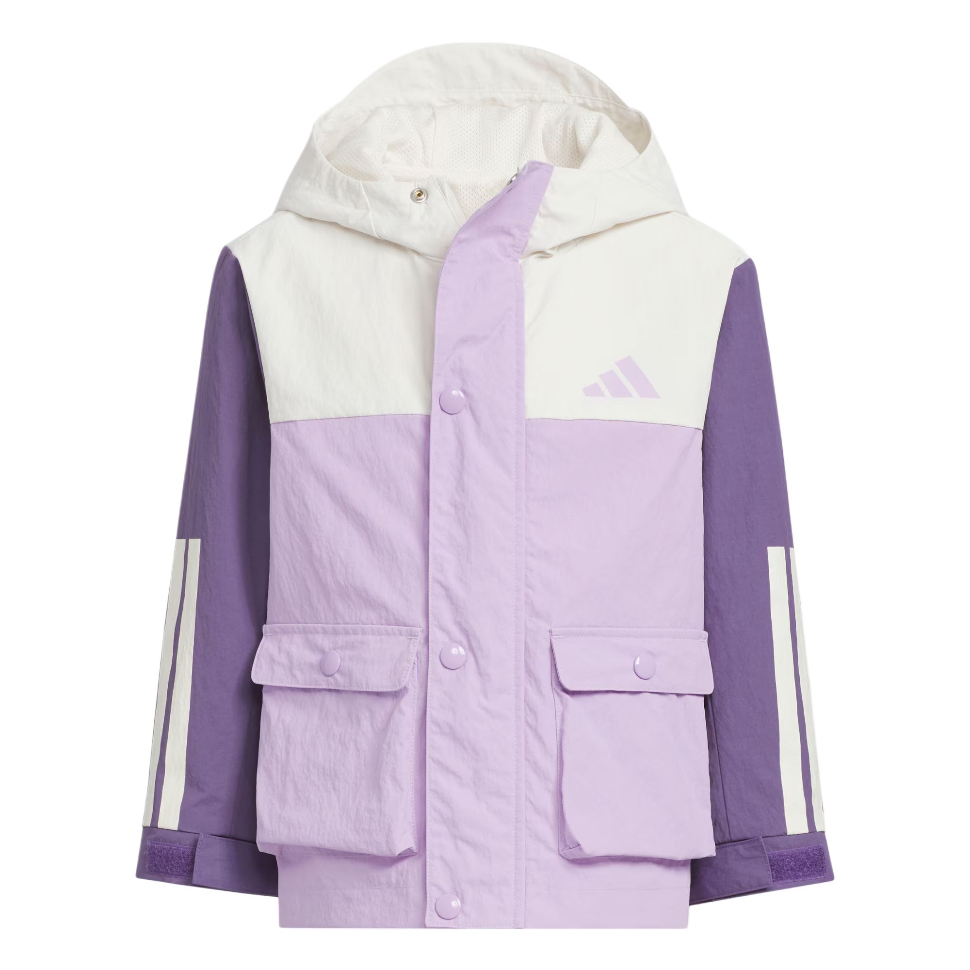 Куртка FW25 LITTLE WOVEN детская Adidas, белый/фиолетовый/темно-фиолетовый
Куртка FW25 LITTLE WOVEN детская Adidas, белый/фиолетовый/темно-фиолетовый