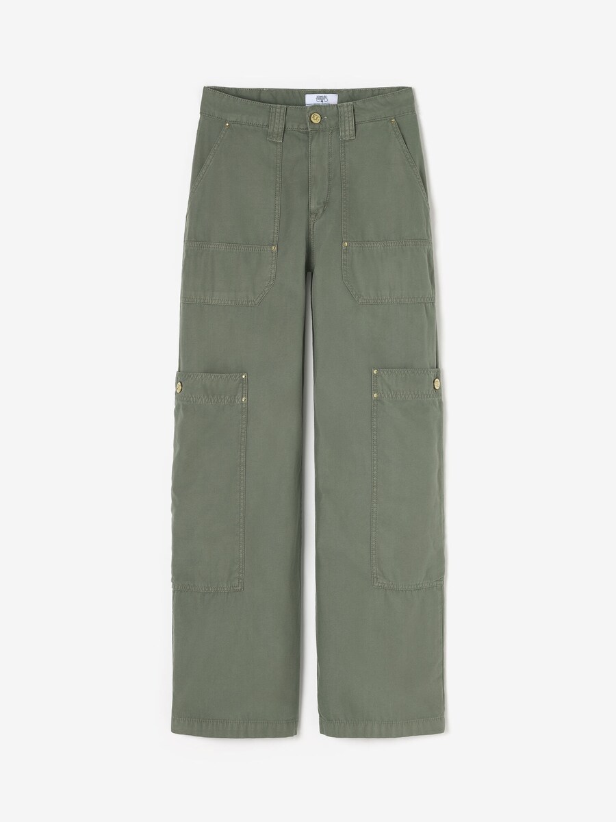 Широкие брюки-карго Le Temps Des Cerises Holly, хаки
Широкие брюки-карго Le Temps Des Cerises Holly, хаки