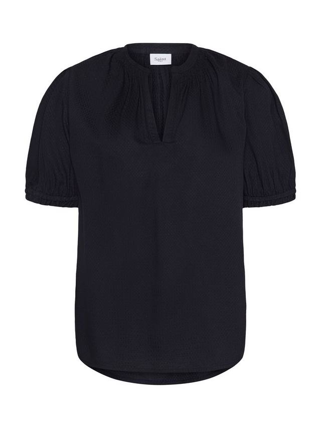 Блузка BrittaSZ с коротким рукавом и V-образным вырезом Saint Tropez, Dark Blue
Блузка BrittaSZ с коротким рукавом и V-образным вырезом Saint Tropez, Dark Blue