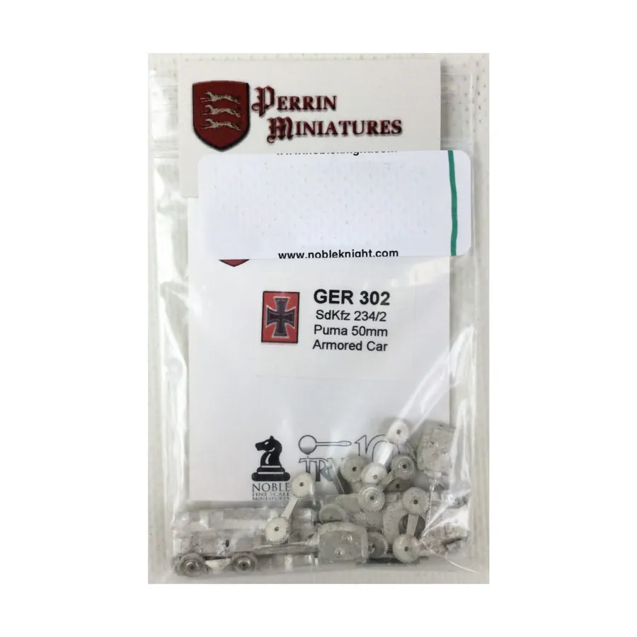 Sdkfz 234/2 Puma 50-мм бронеавтомобиль, WWII Miniatures - German (10mm) (Perrin Miniatures)
Sdkfz 234/2 Puma 50-мм бронеавтомобиль, WWII Miniatures - German (10mm) (Perrin Miniatures)