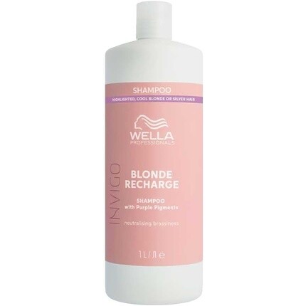 Wella Invigo Blonde Recharge Cool нейтрализующий шампунь 1000 мл
Wella Invigo Blonde Recharge Cool нейтрализующий шампунь 1000 мл