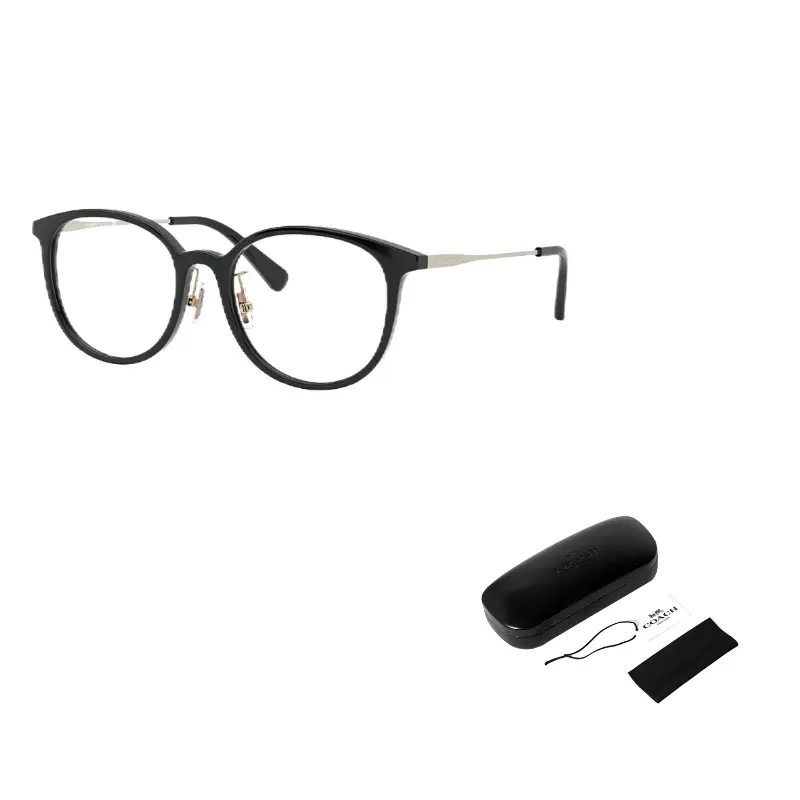 COACH Женская оправа для очков асимметричной формы из сплава черного цвета, Black
COACH Женская оправа для очков асимметричной формы из сплава черного цвета, Black