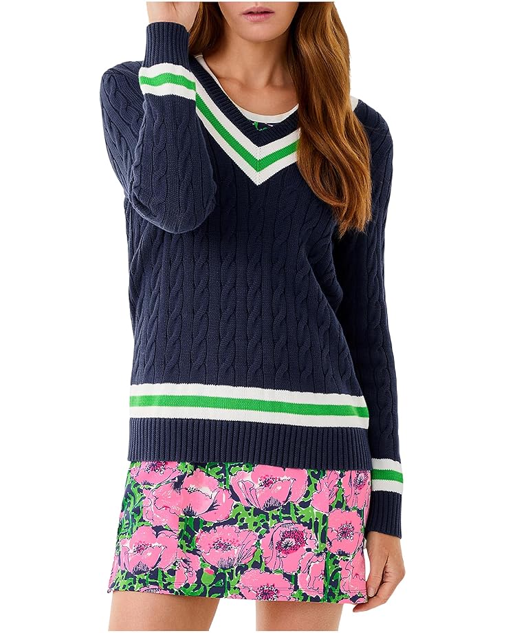 Женский свитер Lilly Pulitzer Brockton, Low Tide Navy X Jolie Green
Женский свитер Lilly Pulitzer Brockton, Low Tide Navy X Jolie Green