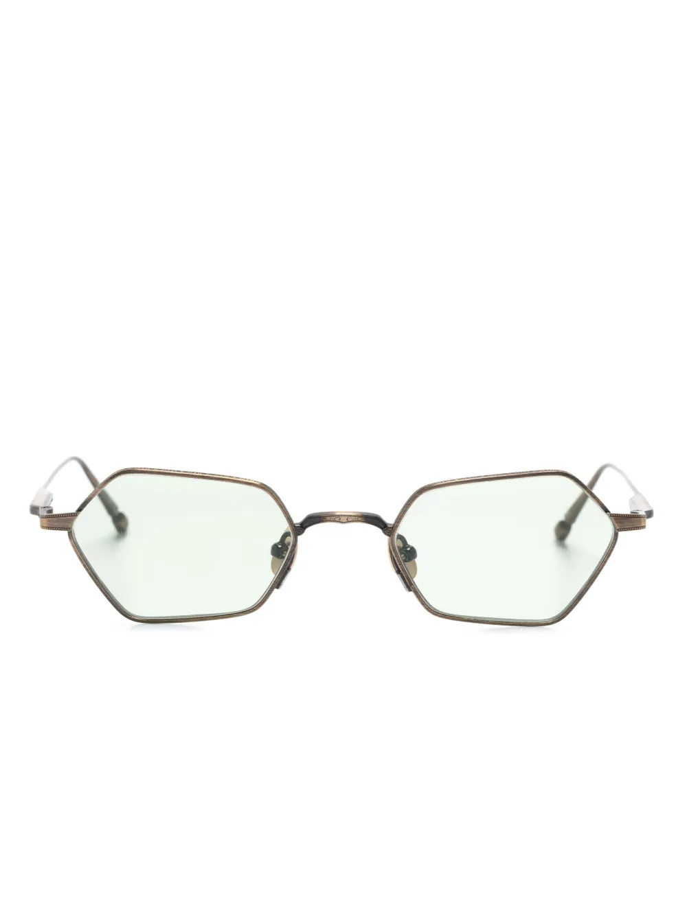 Солнцезащитные очки в геометричной оправе Matsuda, серый 
Солнцезащитные очки в геометричной оправе Matsuda, серый