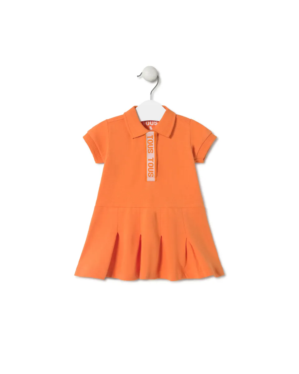 Платье для девочки из хлопка пике Tous, оранжевый
Платье для девочки из хлопка пике Tous, оранжевый