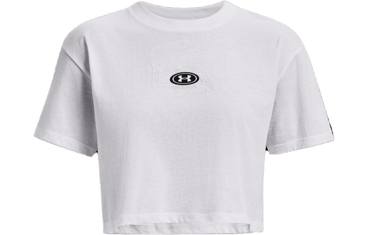 Укороченный топ женский белый Under Armour
Укороченный топ женский белый Under Armour