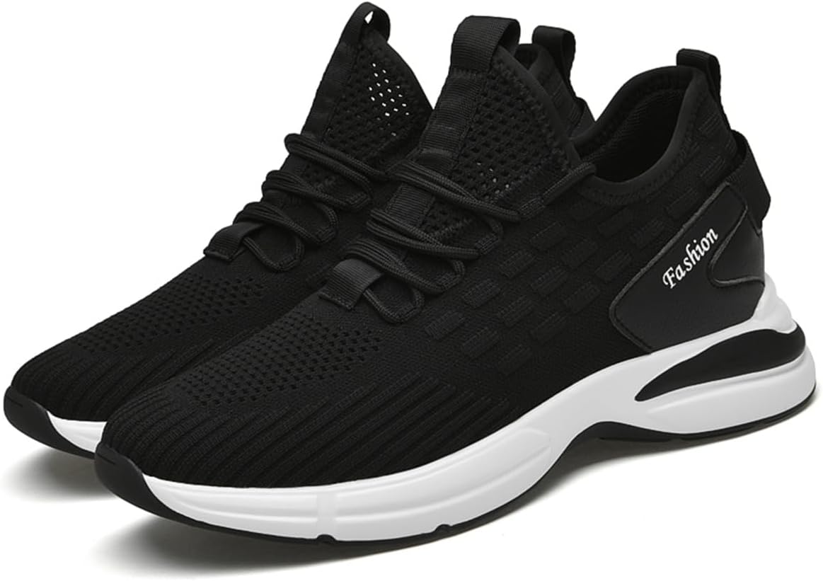 Мужские туфли-лифты UKUBOXBAG, нескользящие легкие деловые модные кроссовки из дышащей сетки, увеличивающие рост, черный
Мужские туфли-лифты UKUBOXBAG, нескользящие легкие деловые модные кроссовки из дышащей сетки, увеличивающие рост, черный