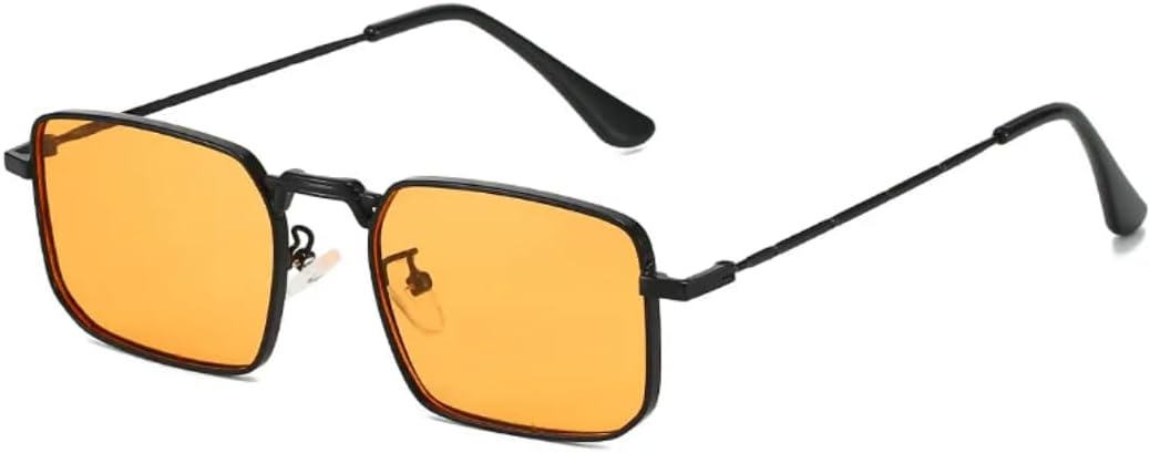 Металлические солнцезащитные очки для женщин, модные, с прозрачными оранжевыми линзами, защита от УФ-излучения UV400; мужские солнцезащитные очки в стиле панк UUPTTPL, Black Orange
Металлические солнцезащитные очки для женщин, модные, с прозрачными оранжевыми линзами, защита от УФ-излучения UV400; мужские солнцезащитные очки в стиле панк UUPTTPL, Black Orange