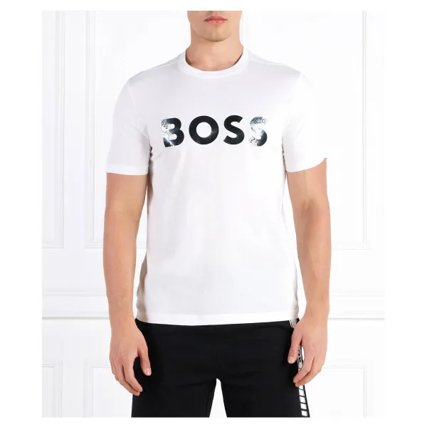 Футболка стандартного кроя Boss, белый 
Футболка стандартного кроя Boss, белый