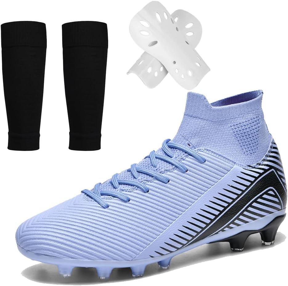 Мужские и женские футбольные бутсы для взрослых, высокие футбольные кроссовки для тренировок, шиповки AG/TF для искусственного газона, бейсбольные кроссовки, размеры для молодежи и взрослых с набором носков с щитками Spedify, Ag Purple
Мужские и женские футбольные бутсы для взрослых, высокие футбольные кроссовки для тренировок, шиповки AG/TF для искусственного газона, бейсбольные кроссовки, размеры для молодежи и взрослых с набором носков с щитками Spedify, Ag Purple