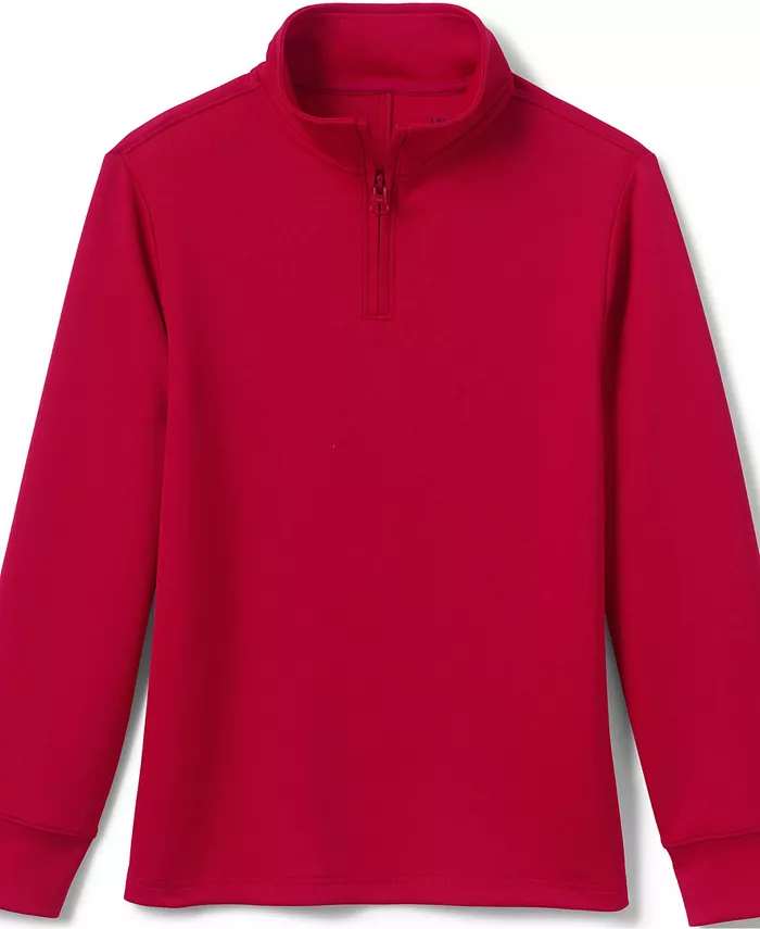 Детская активная толстовка с молнией на четверть Lands' End, красный
Детская активная толстовка с молнией на четверть Lands' End, красный