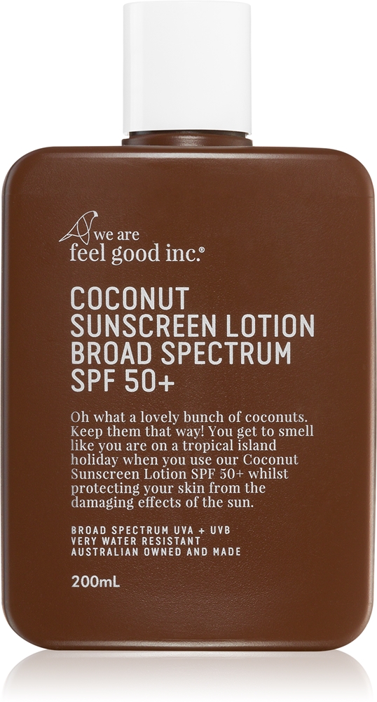 Солнцезащитный крем с кокосом SPF 50+ We Are Feel Good Inc., 200 мл
Солнцезащитный крем с кокосом SPF 50+ We Are Feel Good Inc., 200 мл