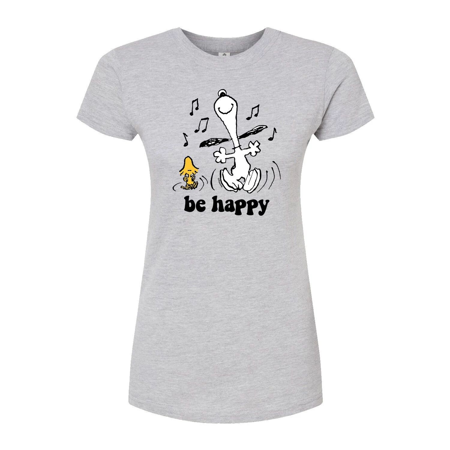 Детская облегающая футболка Peanuts Be Happy Dance Licensed Character, серый
Детская облегающая футболка Peanuts Be Happy Dance Licensed Character, серый