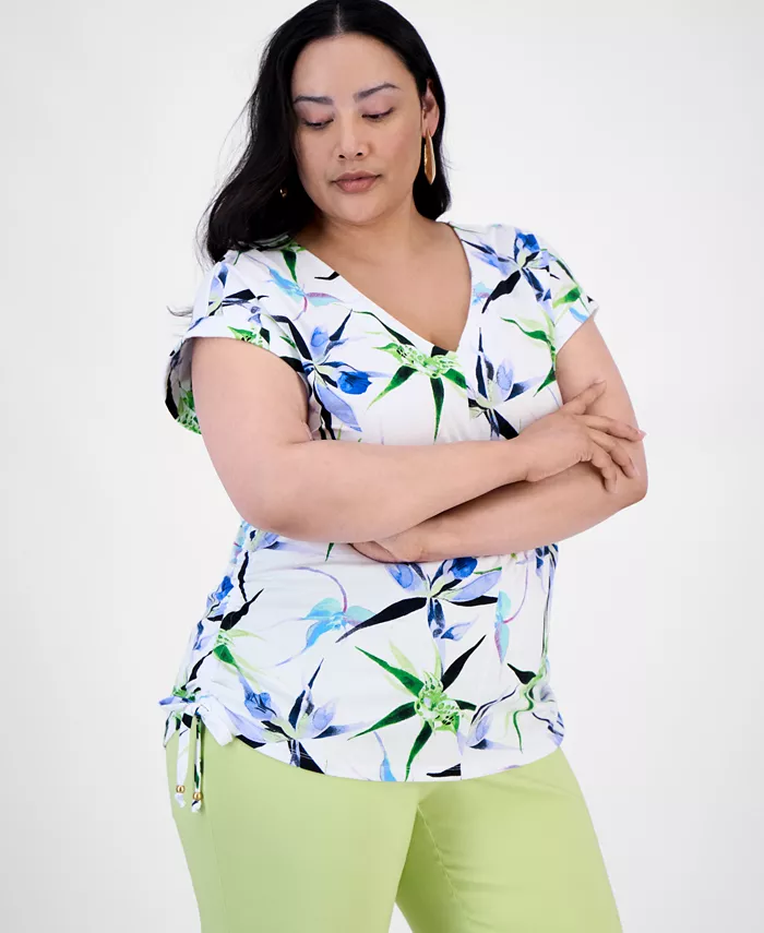 Топ с принтом и регулируемыми завязками по бокам больших размеров I.N.C. International Concepts, мультиколор
Топ с принтом и регулируемыми завязками по бокам больших размеров I.N.C. International Concepts, мультиколор