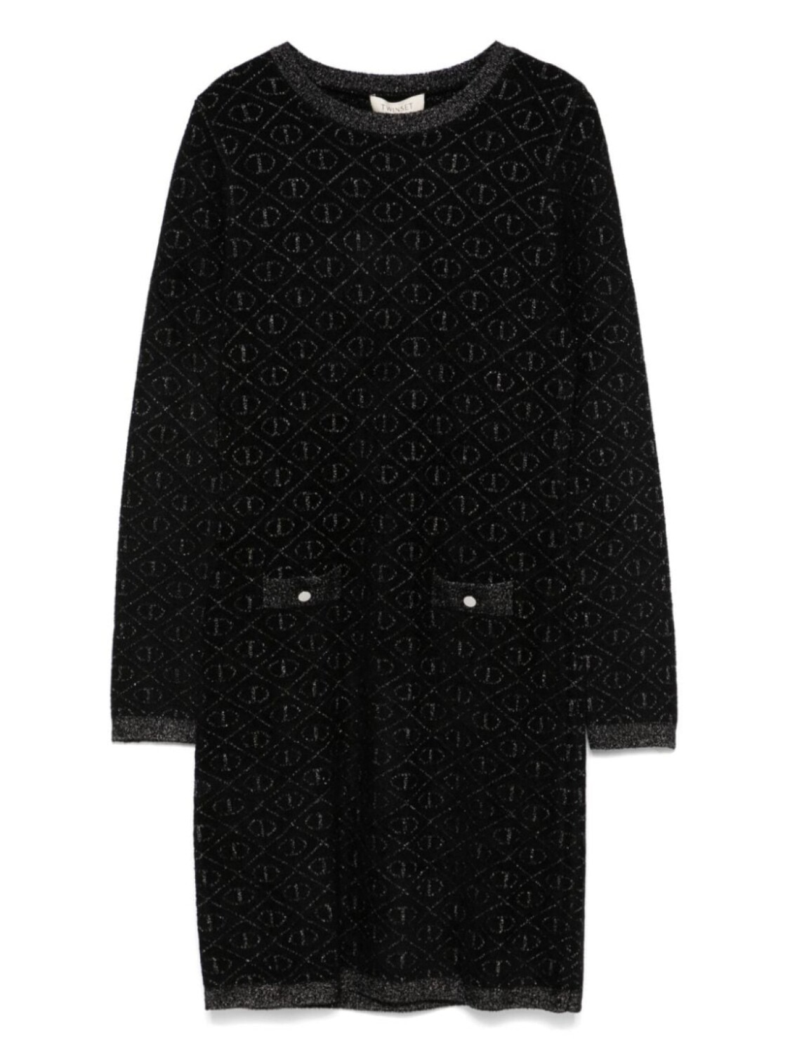 TWINSET Детское платье с логотипом и жаккардом Twinset Kids, черный
TWINSET Детское платье с логотипом и жаккардом Twinset Kids, черный
