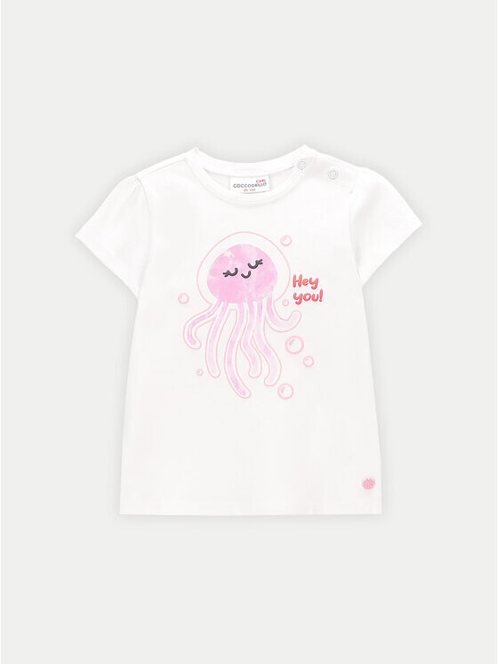 Футболка стандартного кроя Coccodrillo, белый 
Футболка стандартного кроя Coccodrillo, белый