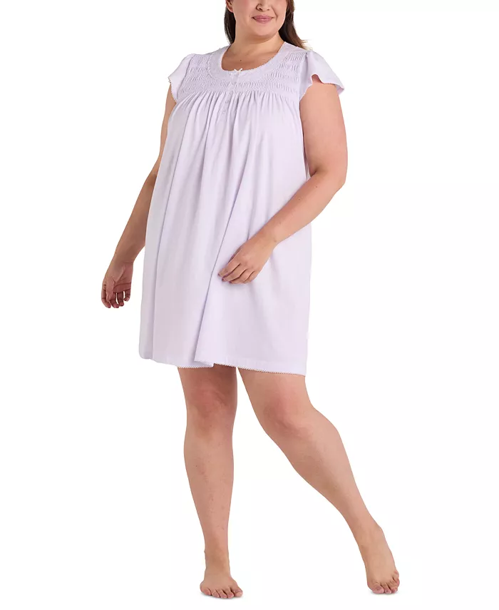 Ночная рубашка больших размеров с вышивкой и короткими рукавами Miss Elaine, фиолетовый
Ночная рубашка больших размеров с вышивкой и короткими рукавами Miss Elaine, фиолетовый