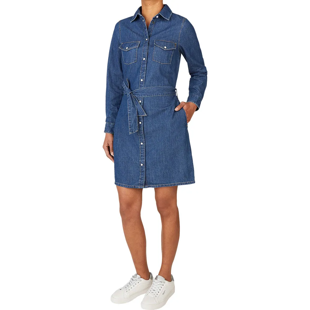 Платье Pepe Jeans Regular, синий
Платье Pepe Jeans Regular, синий