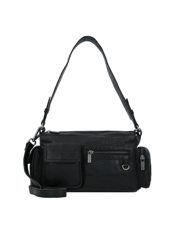 Сумка через плечо Hawley Glam, кожа, 25 см, черный цвет с крокодиловой кожей Cowboysbag
Сумка через плечо Hawley Glam, кожа, 25 см, черный цвет с крокодиловой кожей Cowboysbag