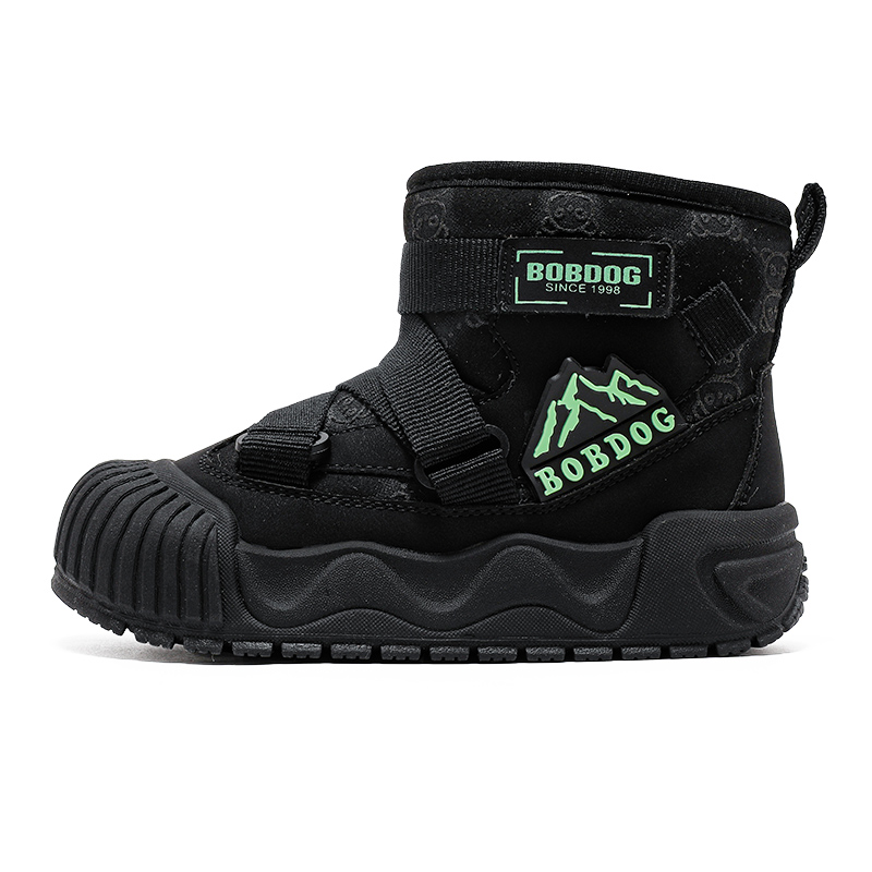 Износостойкие теплые детские ботинки для детей BOBDOG, черный
Износостойкие теплые детские ботинки для детей BOBDOG, черный
