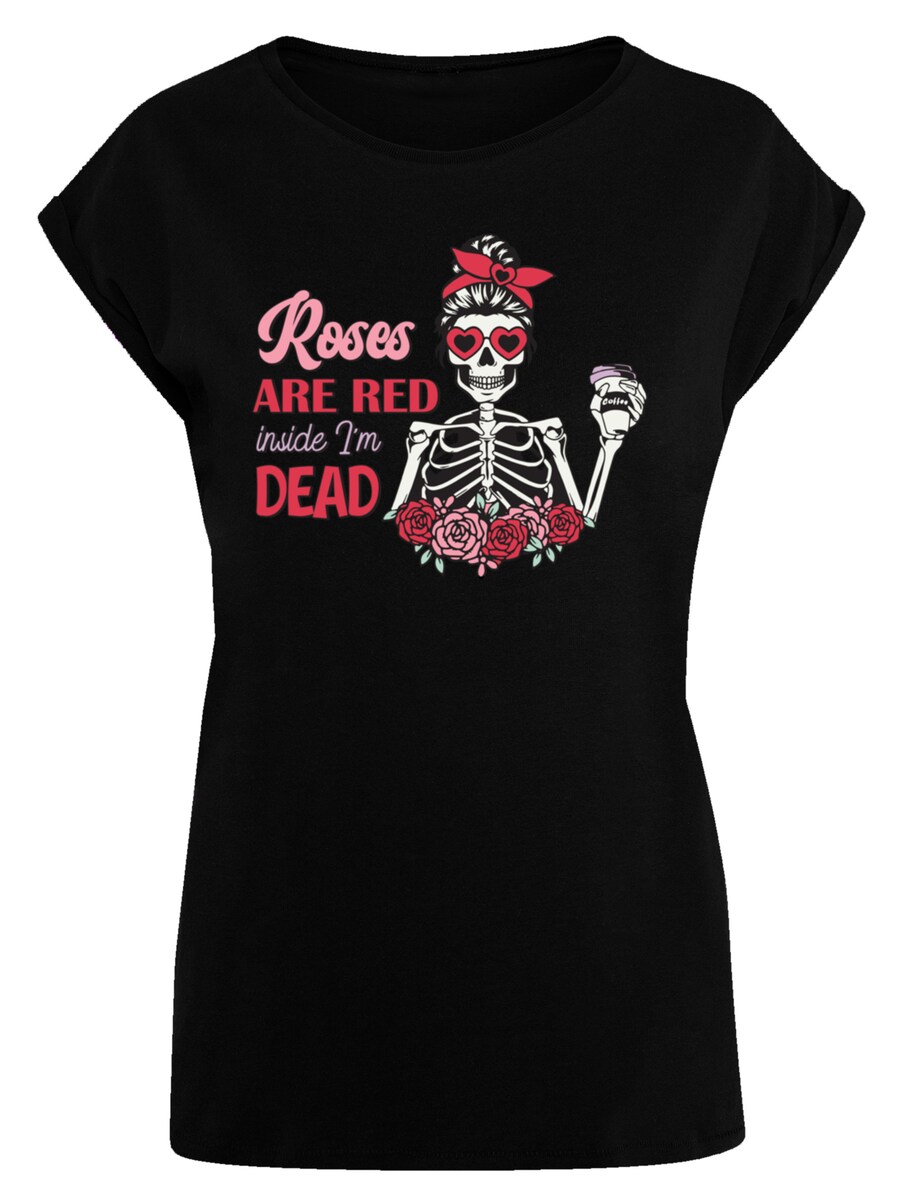 Рубашка F4NT4STIC Anti Valentinstag Roses Are Red, черный 
Рубашка F4NT4STIC Anti Valentinstag Roses Are Red, черный