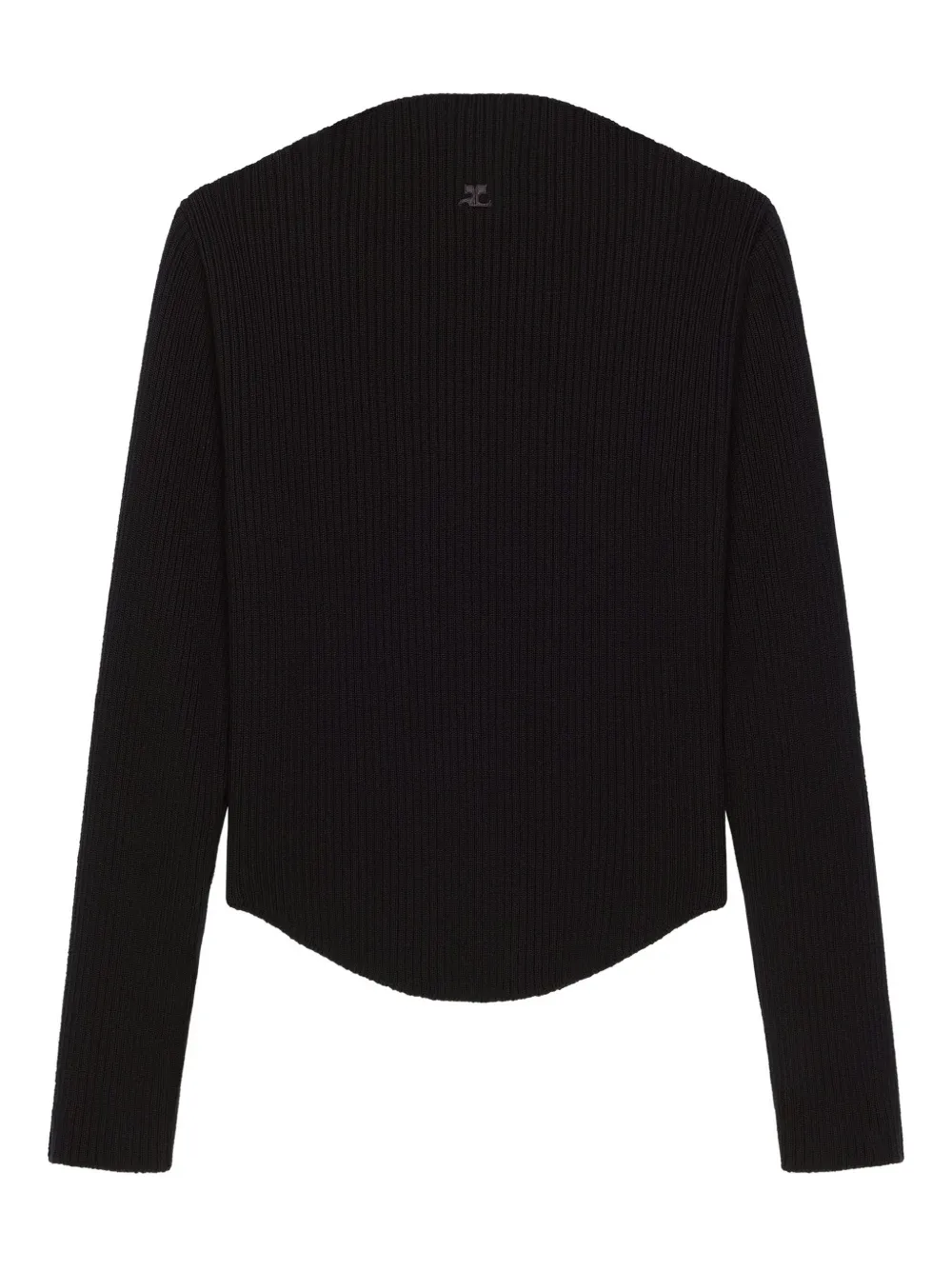 Свитер с вырезом-лодочкой Courrèges, черный
Свитер с вырезом-лодочкой Courrèges, черный